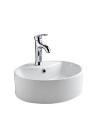 Resim Lena - Tezgah Üstü Porselen Lavabo - E-5031- Beyaz 