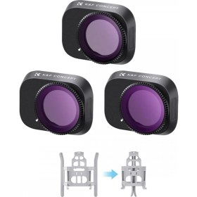 Resim K&f Concept Djı Mini 3 Pro Filter Set (Nd8&pl + ND16&PL + ND32&PL) 