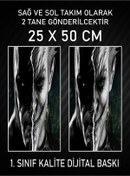 Resim 3M Joker Batman Araç Araba Kapı Direği Kaplama Folyosu Dijital Baskı 50x25 Cm Araç Kapı Direk Kaplama 