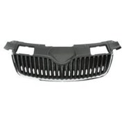 Resim Skoda Fabia Roomster 2007-2010 Panjur Siyah Petek Krom Çerçeve 