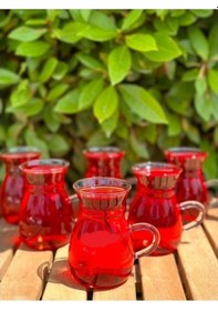 Resim Borosilikat Kulplu Çay Bardağı 