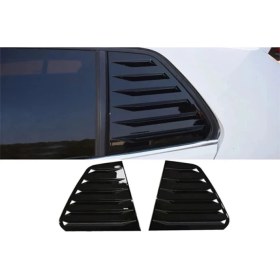 Resim Leader Golf 7 - 7,5 2012 - 2020 Için Uyumlu Kelebek Cam Kaplaması R Parlak Siyah Abs (Piano Black) 