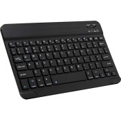 Resim Preo Ptab P8 8" Uyumlu Kablosuz Bluetooth Şarjlı Mini Q Klavye - Siyah 