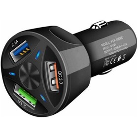 Resim 3 Usb Qualcomm Qucık W-006 Qc 3.0 7A Hızlı Araç Şarj Aleti Cihazı Siyah 