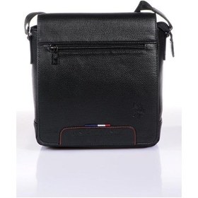 Resim U.S. Polo Assn. Siyah Rölax Unisex Postacı Çantası PLEVR8425 Siyah 