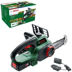 Resim Hype Store Home and Garden EasyChain 18 Akülü Zincirli Ağaç Kesme Makinesi, Yeşil, 18 V, 1 Akü, 20 cm Pala Uzun 
