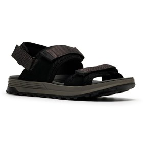 Resim CLARKS Siyah Erkek Deri Sandalet ATL Trek River 