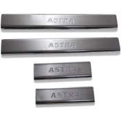 Resim Opel Astra G Hb/sedan/sw Uyumlu Kapı Eşiği 4 Parça 1998-2009 Paslanmaz Krom 