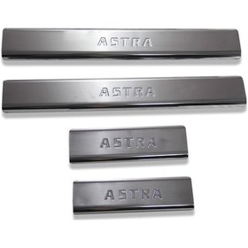 Resim Opel Astra G Hb/sedan/sw Uyumlu Kapı Eşiği 4 Parça 1998-2009 Paslanmaz Krom 