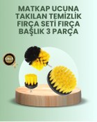 Resim AyrStore Banyo ve Mutfak İçin Matkap Ucu Temizlik Fırçası 3’lü Set 