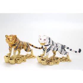 Resim Swarovski Taşlı Tekli Leopar Model 2 