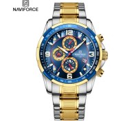 Resim Hanyang Gbe Navıforce Yeni Erkek Lüks Izle Üst Marka Kuvars Chronograph Arama Paslanmaz Çelik Saat 3bar Suya Dayanıklı Spor Erkek Izle (Yurt Dışından) 
