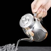Resim Eujgoov Çok Fonksiyonlu Paslanmaz çelik Baharat Ev Mutfak Için Sızdırmaz yağ şişesi Olabilir (420ml) 