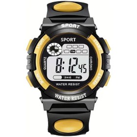 Resim Cloud011 Gençler İçin Sarı Kuantz Hareketli Ve Aydınlatmalı Digital Spor Saati Diğer 
