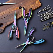 Resim Paslanmaz Çelik Balıkçılık Pensesi, İğne Burunlu Balıkçı Pensesi, Kancayı Çıkarıcı, Tuzlu ve Tatlı Su İçin Paslanmaz Çok Amaçlı Balıkçılık Aleti 