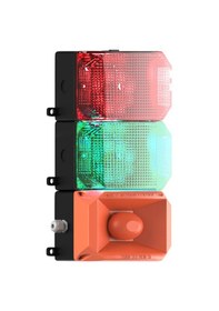 Resim Mesan 2 Kat Küp Led Multifonksiyon 43 Ses Siren 24vdc Ms 223.1.2.12-24vdc 