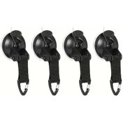 Resim Fochsia Kamp Arabası Çadırı Emniyet Kemeri 4lü Set Taşınabilir Pencere Askısı Gölgelik 