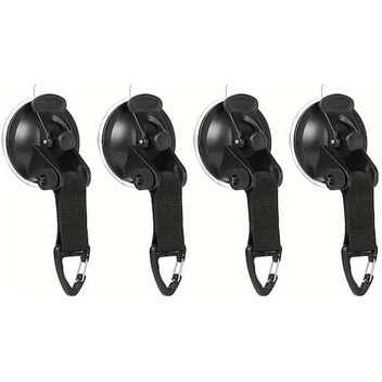 Lumaworld 4 Adet Emme Bağlantılı Kamp Çadırı Kancası, Araç Pervazı Ve Yağmurluk Aksesuarı