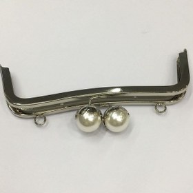 Resim Çanta Ve Cüzdan Klipsi Burs Incili Model 20 Cm Gümüş Gümüş 