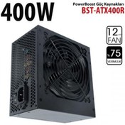 Resim POWERBOOST 400W BST-ATX400R 12CM FANLI POWER SUPPLY POWERBOOST 400W BST-ATX400R 12CM FANLI POWER SUPPLY