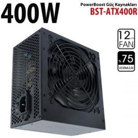 Resim POWERBOOST 400W BST-ATX400R 12CM FANLI POWER SUPPLY 