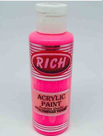 Resim Rich Floresan Neon Akrilik Boya 120 Cc. Pembe 