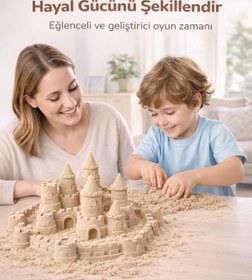 Resim Kinetic Sand 5 KG Kinetik Kum - Eğitici ve Öğretici Oyun Kumu 