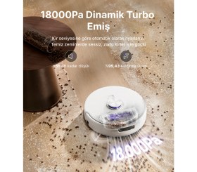 Resim Narwal Freo Z10 Ultra Akıllı Robot Süpürge Gümüş,18.000PA Emiş Gücü 