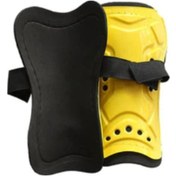 Resim Triathlon Tekmelik Çift Cırtlı Futbol Tekmeliği Futbol Kavallığı Sarı - Siyah 