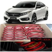 Resim X POWER TUNİNG Honda Civic 2017-2021 Fc5 Sedan Coil-ex 3.5cm Spor Yay 