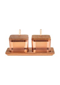 Resim Madame Coco Renard Ahşap Kapaklı Baharatlık 2'li Bhrt0000000012500 Ml-amber 