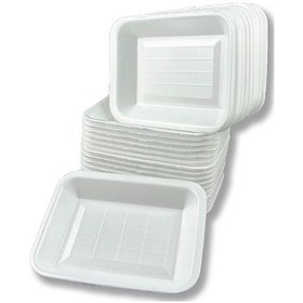 Resim 500gr Köpük Tabak Kap - Kasap Kabı Et Tabağı 50 Adet 