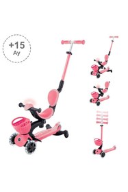 Resim Globber Go Up Baby 360 Işıklı Scooter - Koyu Pastel Pembe 