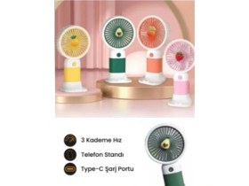 Resim Bolero Mini Fan 139A-3 (Spg387) Karışık Renk 1 Adet 
