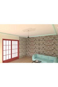 Resim Motifpiyer Lamba Tavan Göbeği-54-Dikdörtgen-56 x 95 cm-2 Adet 