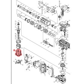 Resim Makita HM1317CB Motor Yuva Ürün Kodu 451117-6 
