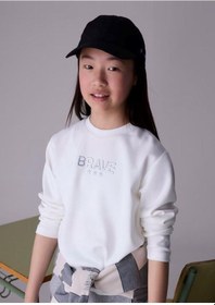 Resim Kız Sweatshirt 25kmyr7423 Siyah 