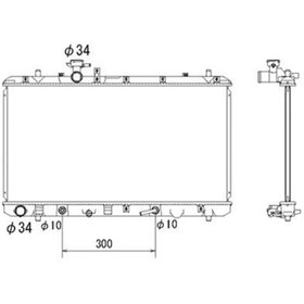 Resim Genel Markalar Su Radyatoru Brazıng At 375x710x16 Mm / Suzukı Sx4 1.6. Fıat Sedıcı 07> / 17700-79j10- 