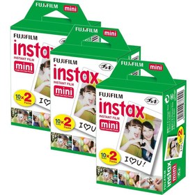 Resim Instax mini 20'li Film 3'lü Set 60 Poz 