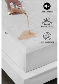Resim Formeya Soft Sessiz Sıvı Geçirmez Yatak Koruyucu TekKişilik Alez 