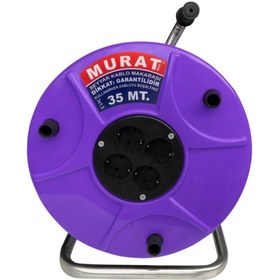 Resim Murat Kablo 3x2,5 35 Mt Kablolu Makara 
