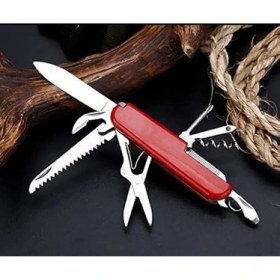 Resim 11 Fonksiyonlu Isviçre Outdoor Kamp Cep Çakısı 