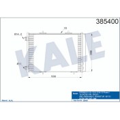 Resim Klima Kondenseri 207 06 C3 09 Ds3 10 1.6hdi-1.6 16V Al/al 538X368X16 Gnzrz 