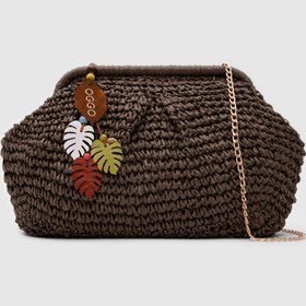 Resim OGGO Hasır Medium Clutch & Çapraz Çanta 