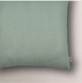 Resim Lima Düz Baskılı Kırlent Kılıfı Su Yeşili 