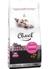 Resim Chuck TT201Tavuklu Yetişkin Kedi Maması 15 KG 