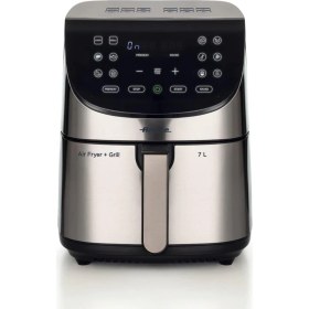 Resim 7 Litre Geniş Sepetli Metal Airfryer, 12 Program, Kurutma, Max Crispy, Çok Renkli 