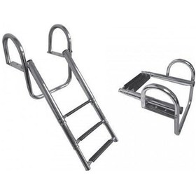 Resim Teleskopik Merdiven 3 Basamaklı 30x92x16 Ø:25 Mm 