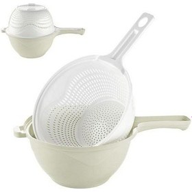 Resim Çok Amaçlı Katlı Süzgeç Renkli 