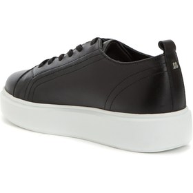 Resim Network Siyah Kadın Deri Sneaker 